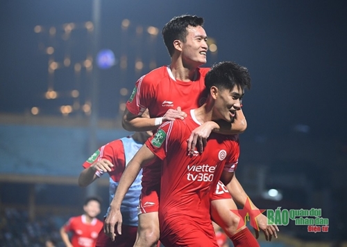 Thắng Nam Định 2-0, Viettel FC vào bán kết Cúp Quốc gia 2023
